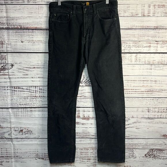 J. Crew 1040 Corduroy Pants Mens 32x32 Dark Blue Gray - Picture 1 of 9